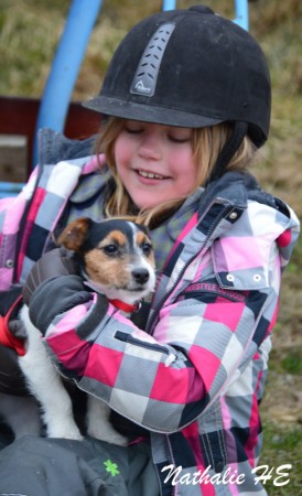 Maddes lilla hund & Aimée.